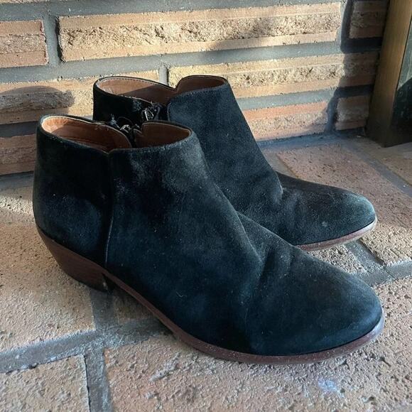 Sam Edelman Women’s Leather Petty Booties Size 6.5 in Black - Picture 4 of 8